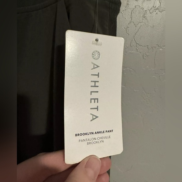 ATHLETA Brooklyn Mid Rise Ankle Pant 12 | Mountain Olive #198671 NEW - Picture 4 of 13